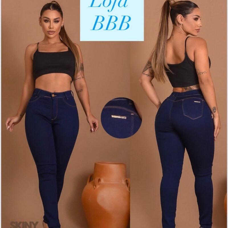 Calça Premium Modelagem Azul Escuro