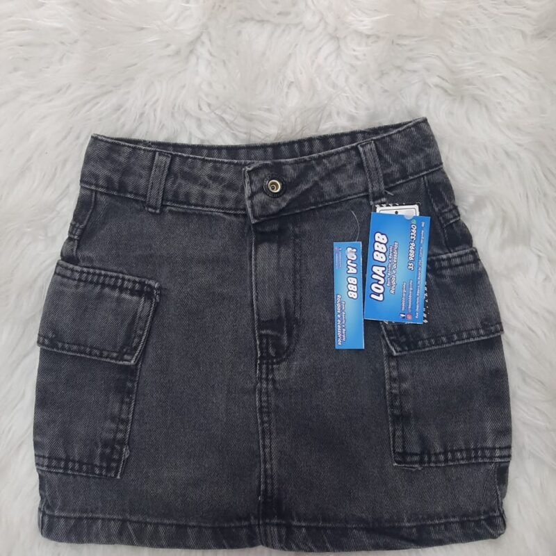 Saia Cargo Jeans Grafite