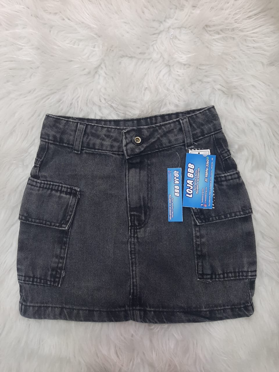 Saia Cargo Jeans Grafite