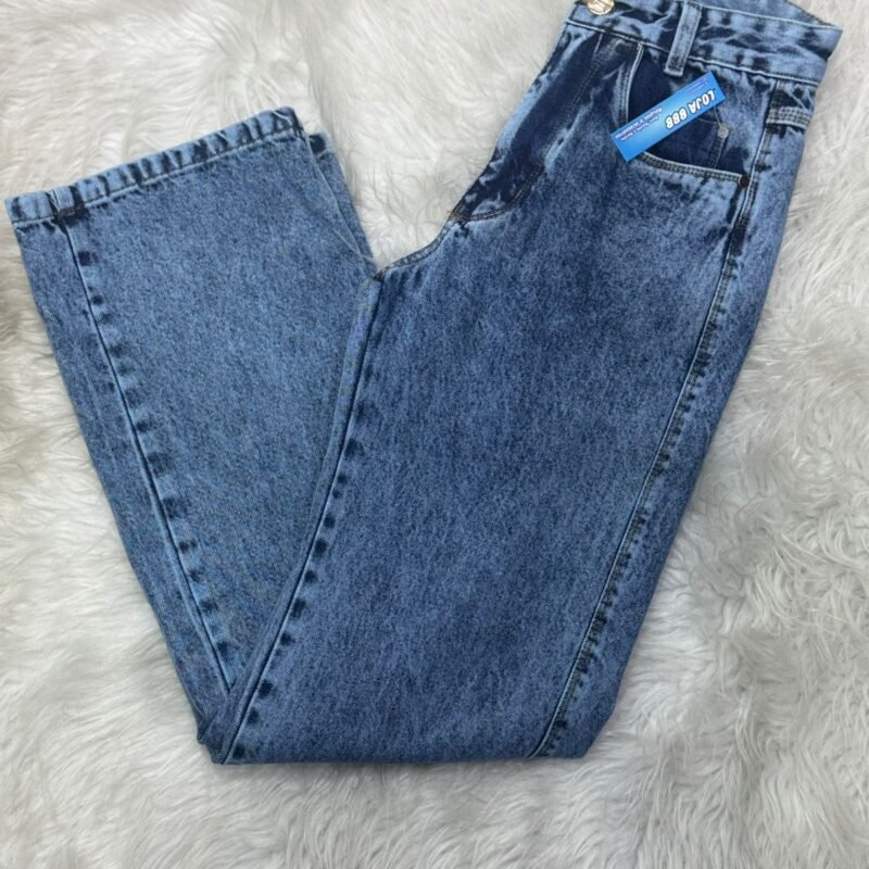 Wide Leg Premium Grafite100% Jeans