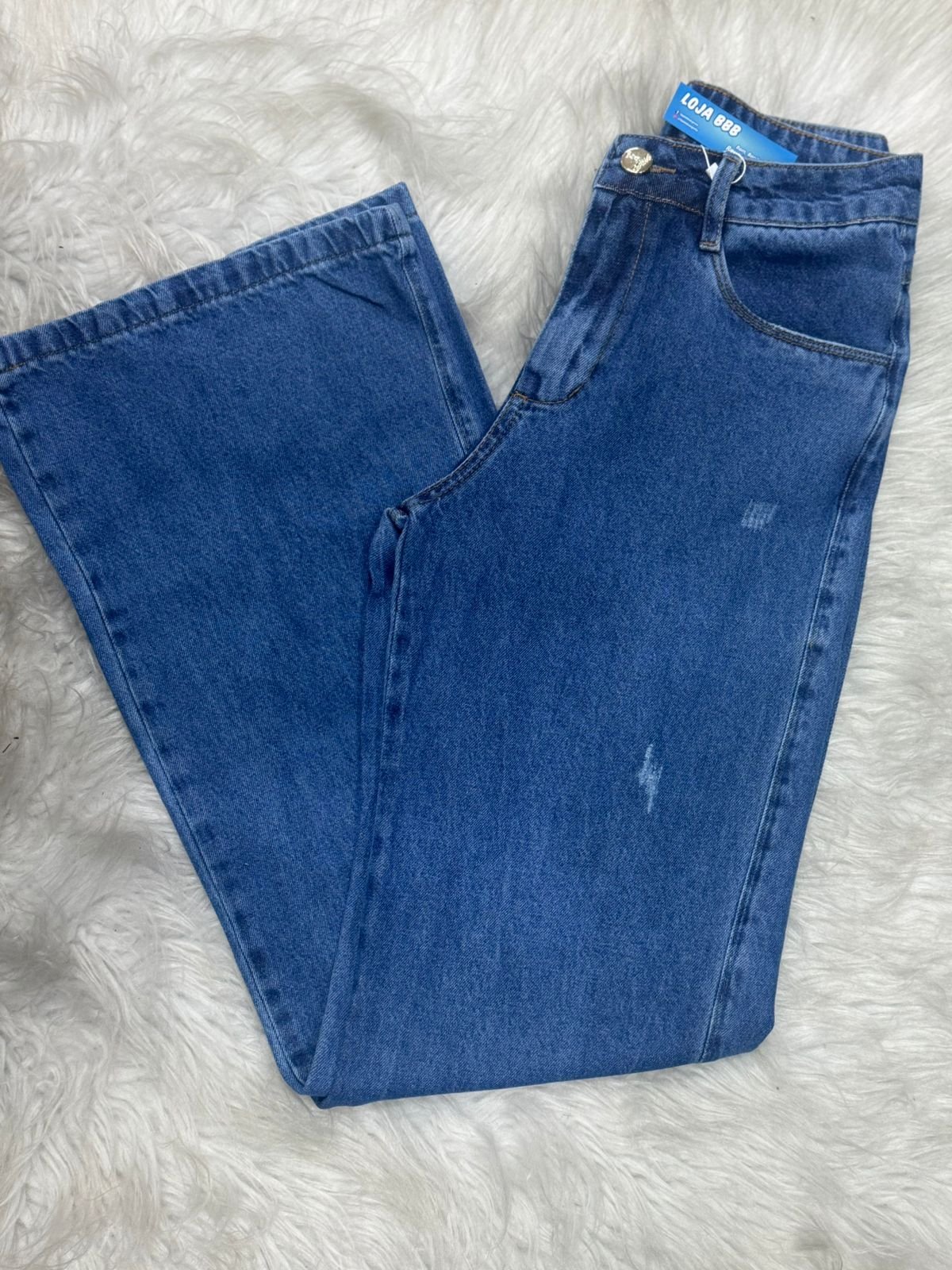 Calça Wide Leg Jeans