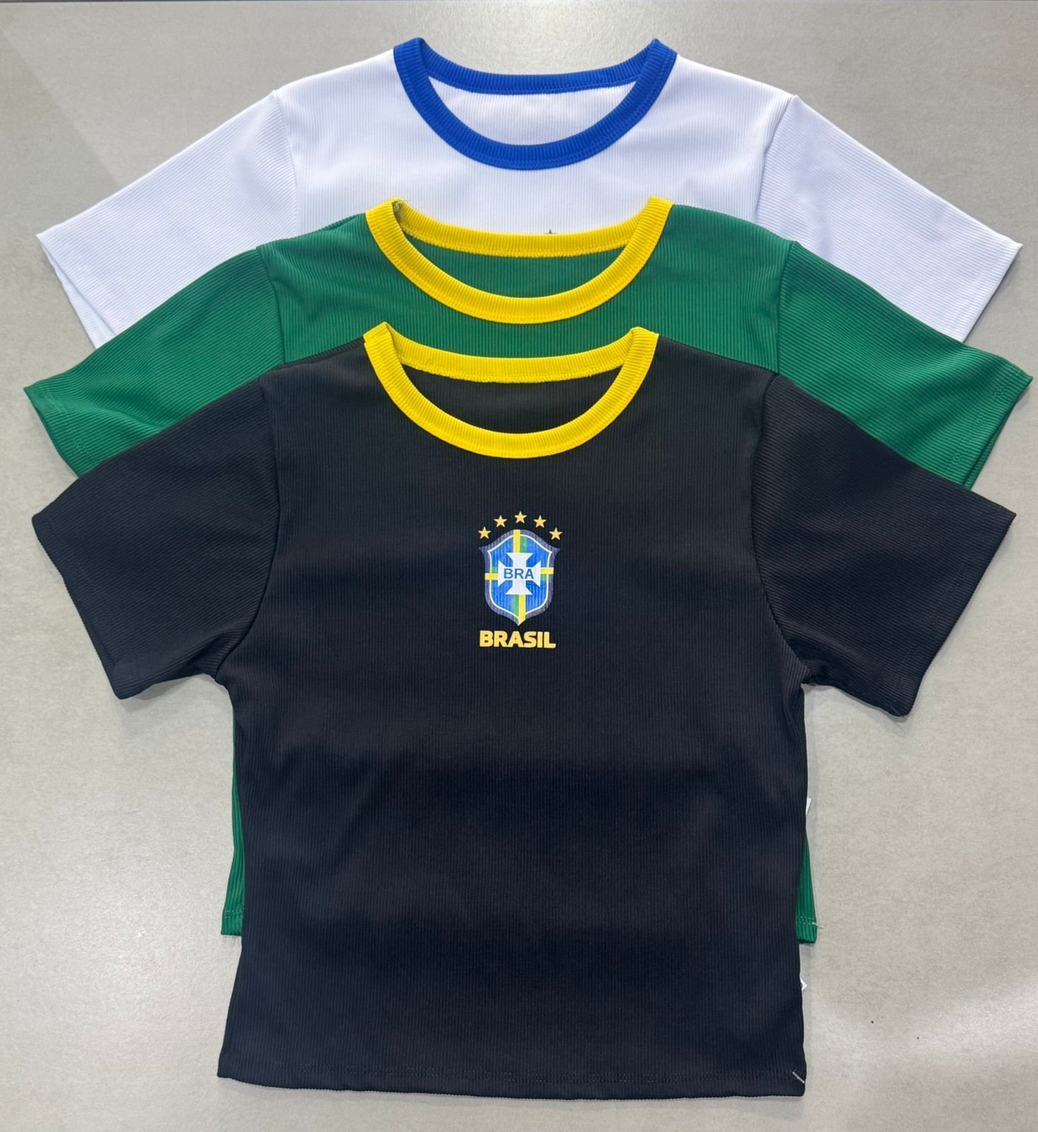Baby Look Canelada Brasil - Escudo da Seleção